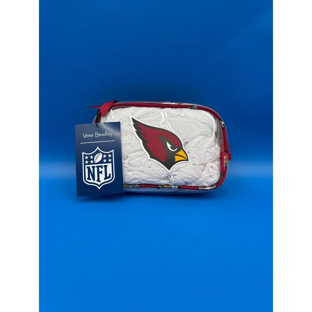 Vera Bradley NFL Arizona Cardinals‎ Clear Zip Fanny Stadum Approved
